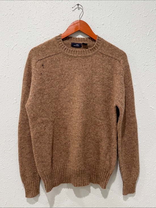 Carl Michaels Other - VTG Mens Brown Carl Michaels Sz L 100% Shetland Wool Grandpacore Knit Fisherman